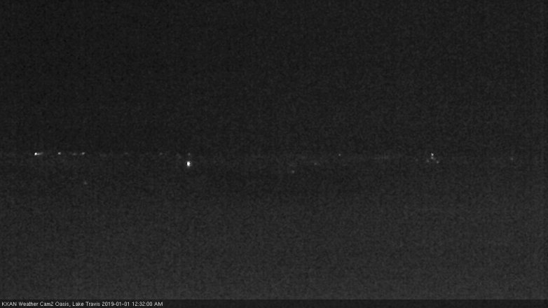 Lake Travis webcam, December 31, 2018 11:35 PM CT
