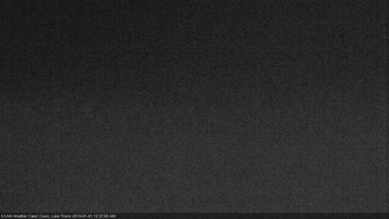 Lake Travis webcam, December 31, 2018 11:40 PM CT