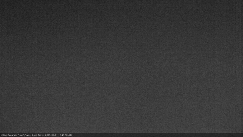 Lake Travis webcam, December 31, 2018 11:50 PM CT
