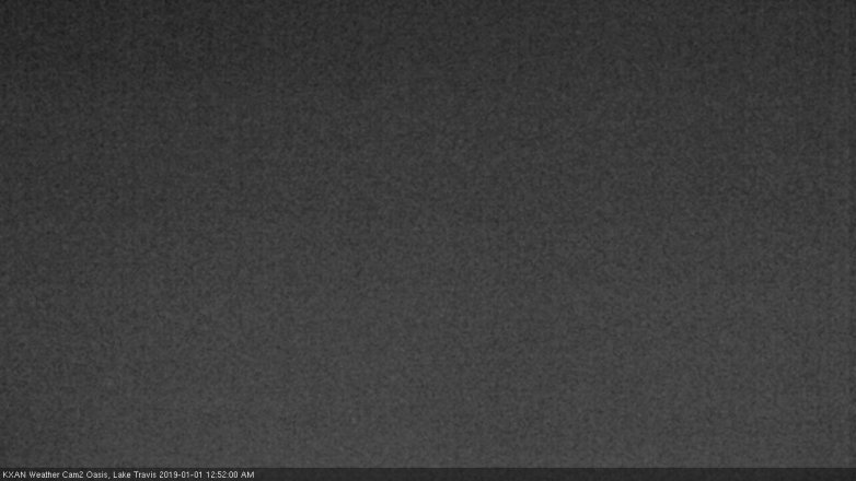 Lake Travis webcam, December 31, 2018 11:55 PM CT