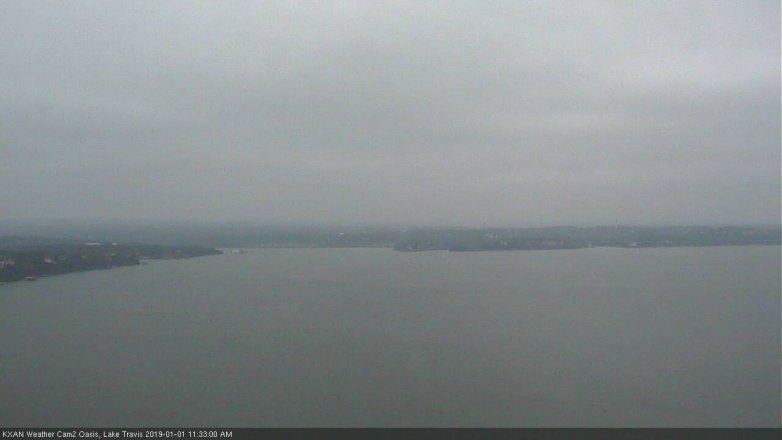 Lake Travis webcam, January 1, 2019 10:35 AM CT