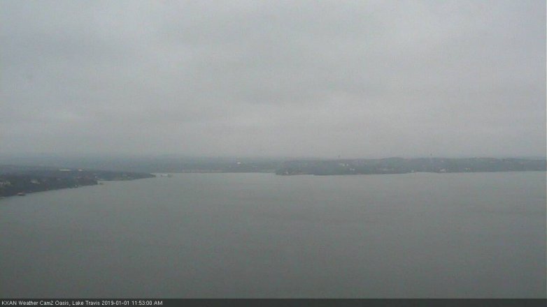 Lake Travis webcam, January 1, 2019 10:55 AM CT