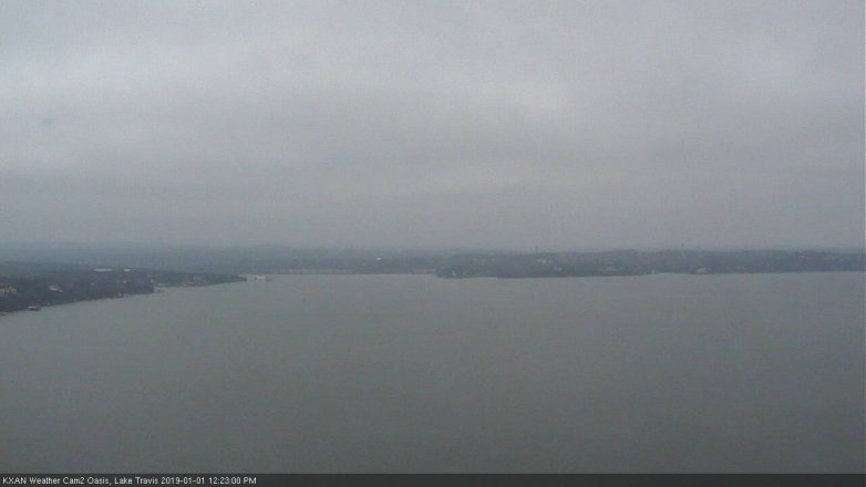 Lake Travis webcam, January 1, 2019 11:25 AM CT