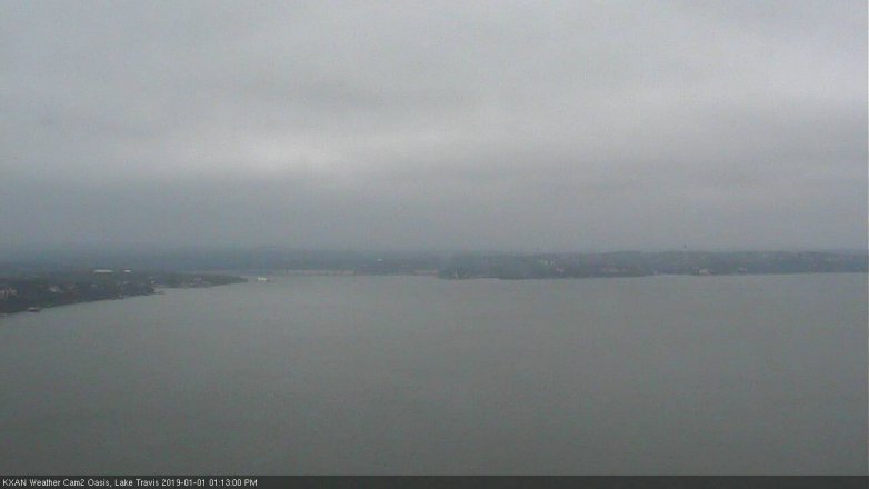 Lake Travis webcam, January 1, 2019 12:15 PM CT