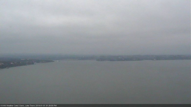Lake Travis webcam, January 1, 2019 12:40 PM CT