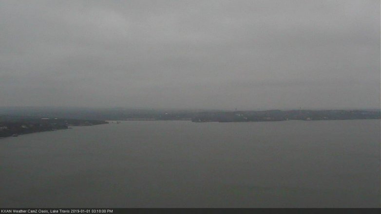 Lake Travis webcam, January 1, 2019 2:20 PM CT