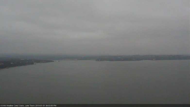 Lake Travis webcam, January 1, 2019 3:05 PM CT