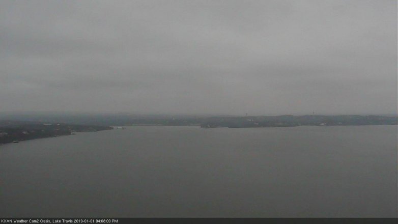 Lake Travis webcam, January 1, 2019 3:10 PM CT