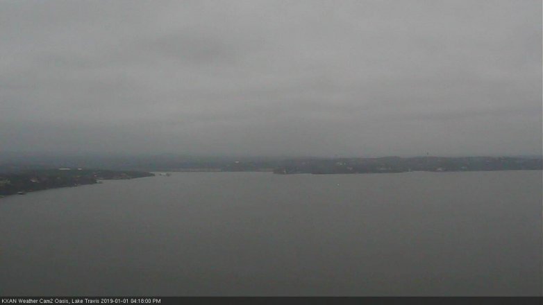 Lake Travis webcam, January 1, 2019 3:20 PM CT