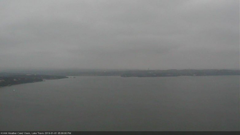 Lake Travis webcam, January 1, 2019 4:10 PM CT