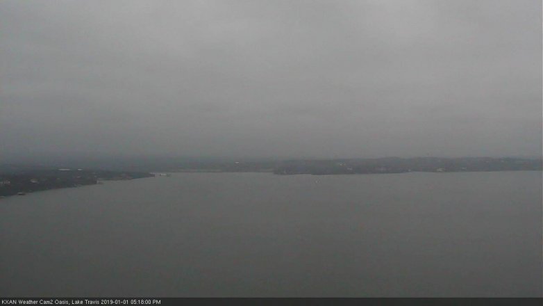 Lake Travis webcam, January 1, 2019 4:20 PM CT