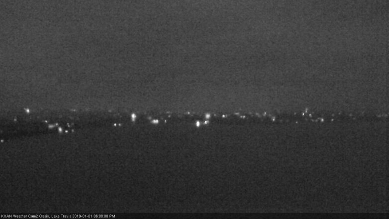 Lake Travis webcam, January 1, 2019 5:10 PM CT