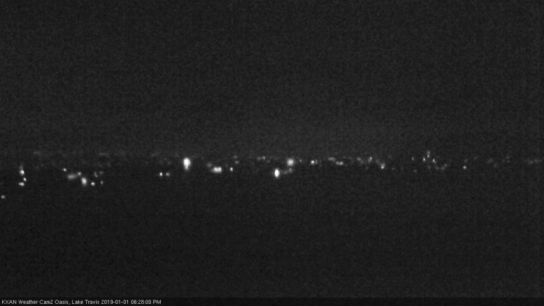 Lake Travis webcam, January 1, 2019 5:30 PM CT