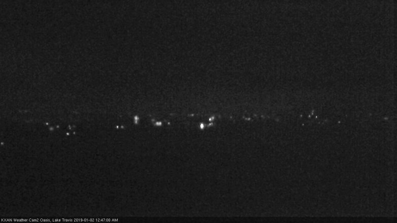 Lake Travis webcam, January 1, 2019 11:50 PM CT