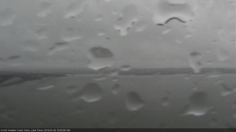 Lake Travis webcam, January 2, 2019 9:55 AM CT