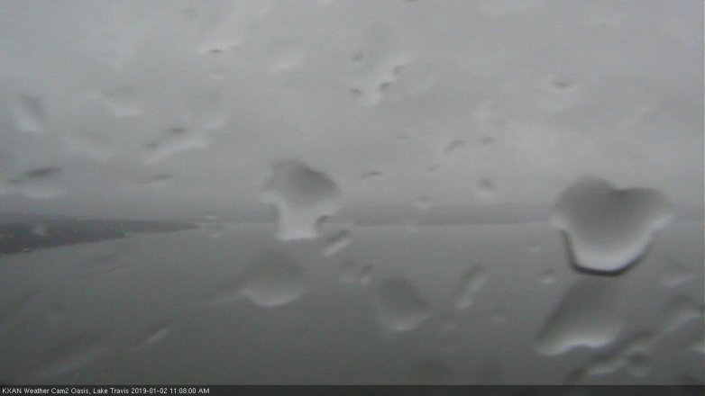 Lake Travis webcam, January 2, 2019 10:10 AM CT