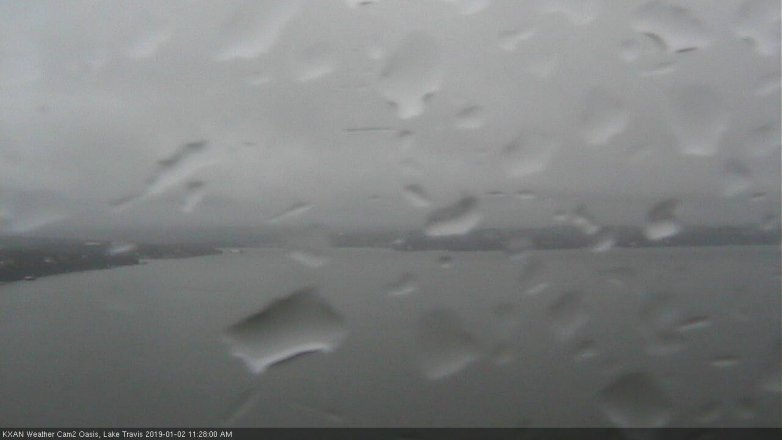 Lake Travis webcam, January 2, 2019 10:30 AM CT