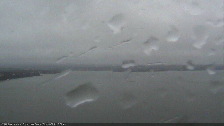 Lake Travis webcam, January 2, 2019 10:50 AM CT