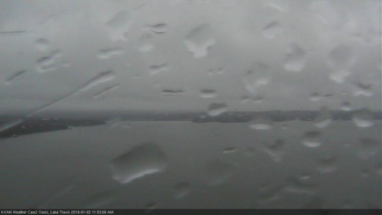 Lake Travis webcam, January 2, 2019 10:55 AM CT