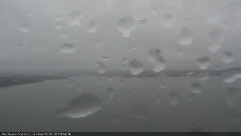 Lake Travis webcam, January 2, 2019 11:10 AM CT