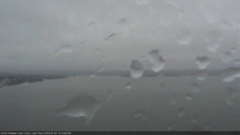 Lake Travis webcam, January 2, 2019 11:15 AM CT