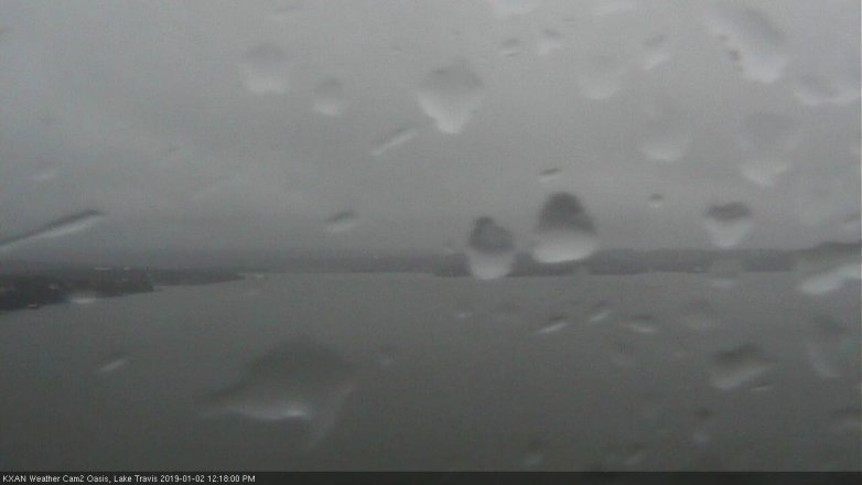 Lake Travis webcam, January 2, 2019 11:20 AM CT