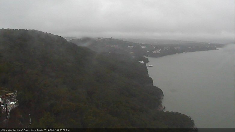 Lake Travis webcam, January 2, 2019 12:05 PM CT