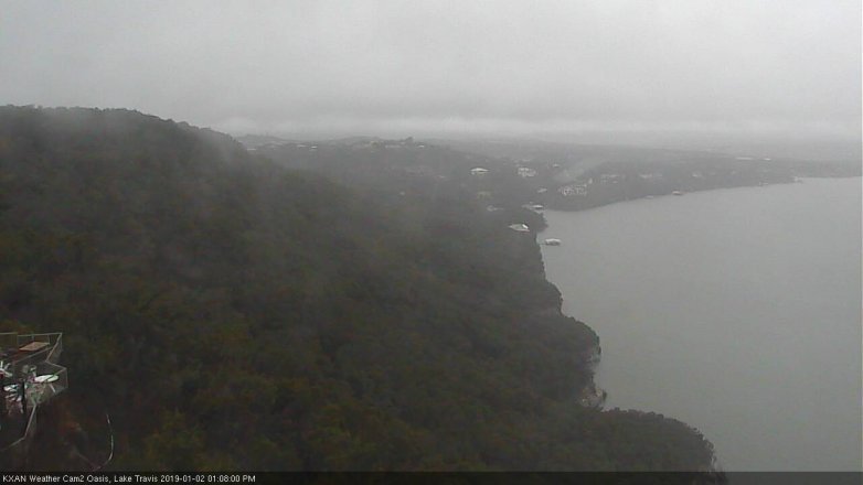 Lake Travis webcam, January 2, 2019 12:10 PM CT