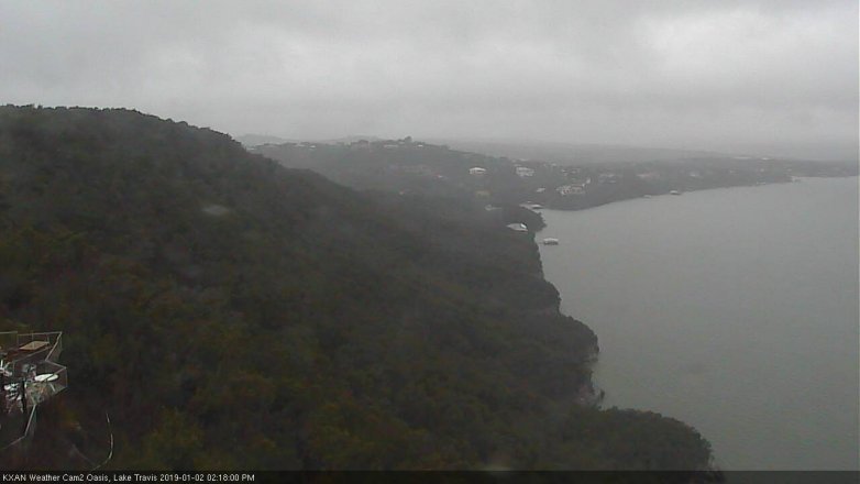 Lake Travis webcam, January 2, 2019 1:20 PM CT
