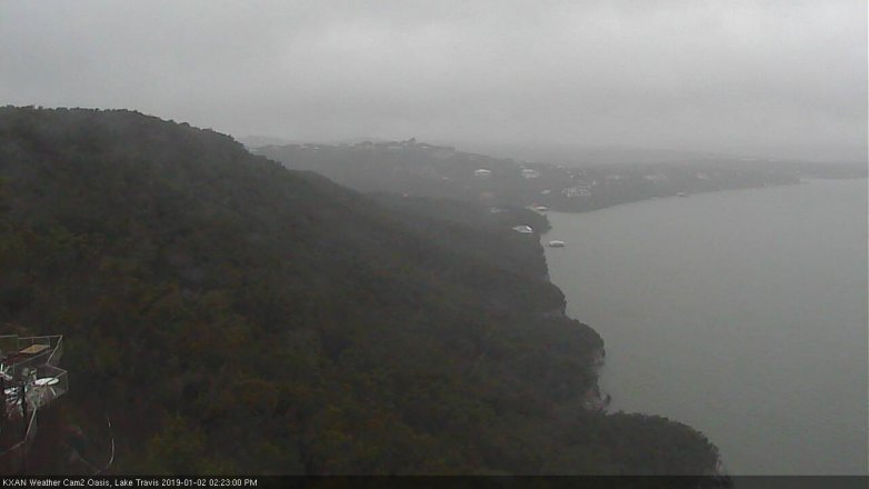 Lake Travis webcam, January 2, 2019 1:25 PM CT