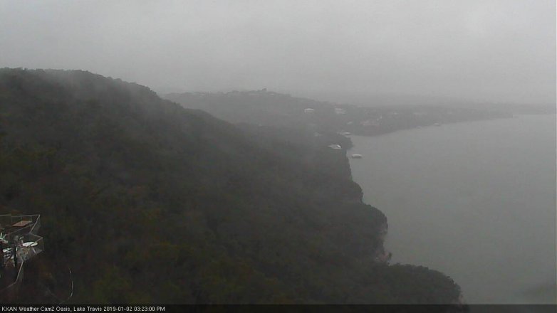 Lake Travis webcam, January 2, 2019 2:25 PM CT