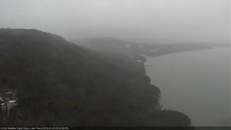 Lake Travis webcam, January 2, 2019 2:35 PM CT