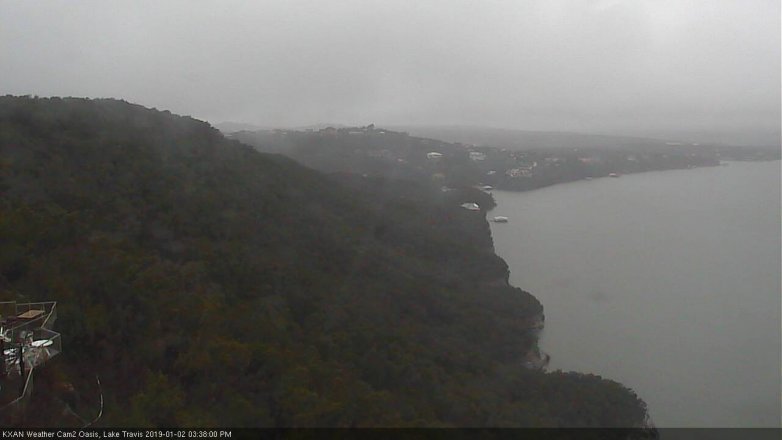 Lake Travis webcam, January 2, 2019 2:40 PM CT