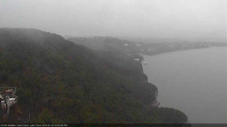 Lake Travis webcam, January 2, 2019 2:55 PM CT