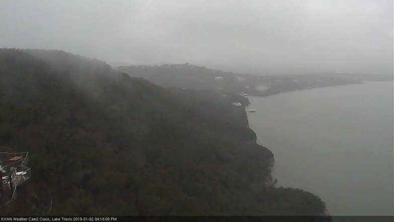 Lake Travis webcam, January 2, 2019 3:20 PM CT