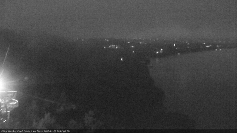 Lake Travis webcam, January 2, 2019 5:05 PM CT