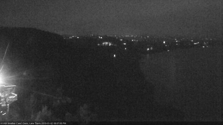 Lake Travis webcam, January 2, 2019 5:10 PM CT