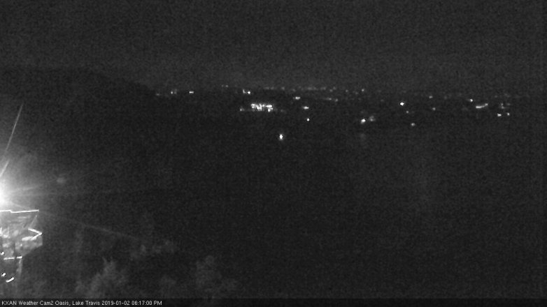 Lake Travis webcam, January 2, 2019 5:20 PM CT