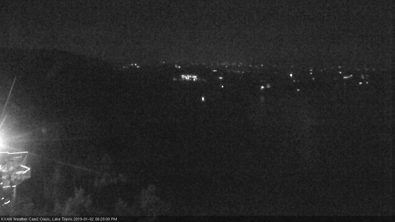 Lake Travis webcam, January 2, 2019 5:30 PM CT