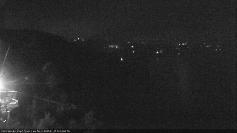 Lake Travis webcam, January 2, 2019 5:35 PM CT