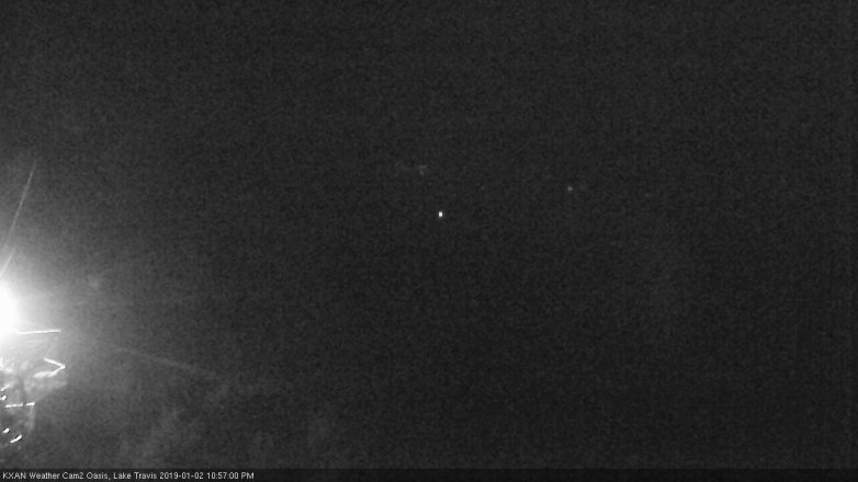 Lake Travis webcam, January 2, 2019 10:00 PM CT
