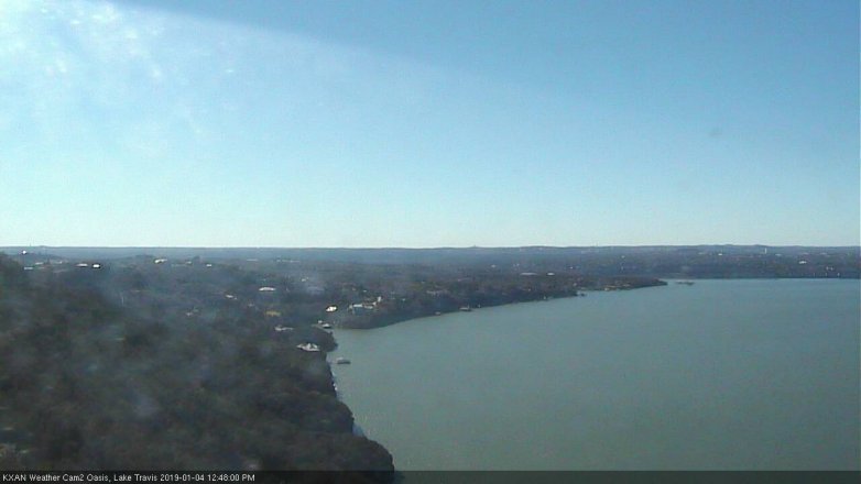 Lake Travis webcam, January 4, 2019 11:50 AM CT