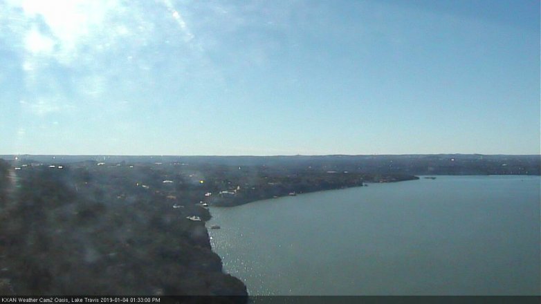 Lake Travis webcam, January 4, 2019 12:35 PM CT