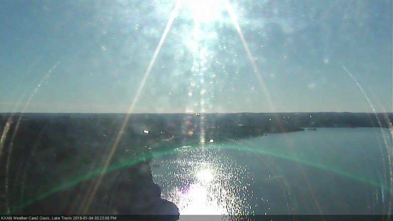 Lake Travis webcam, January 4, 2019 2:25 PM CT