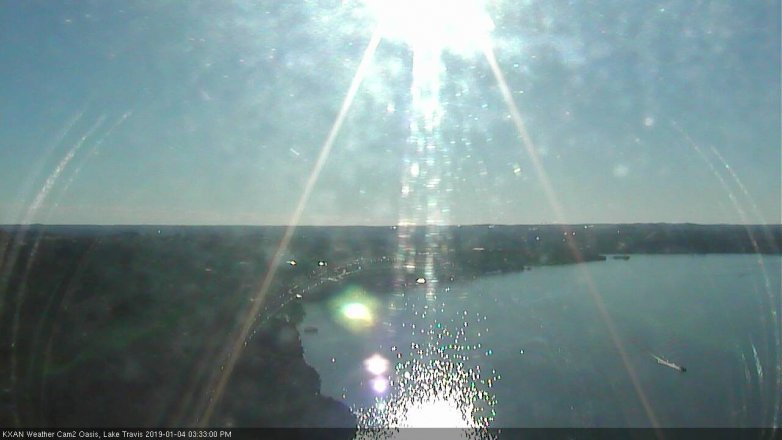Lake Travis webcam, January 4, 2019 2:35 PM CT