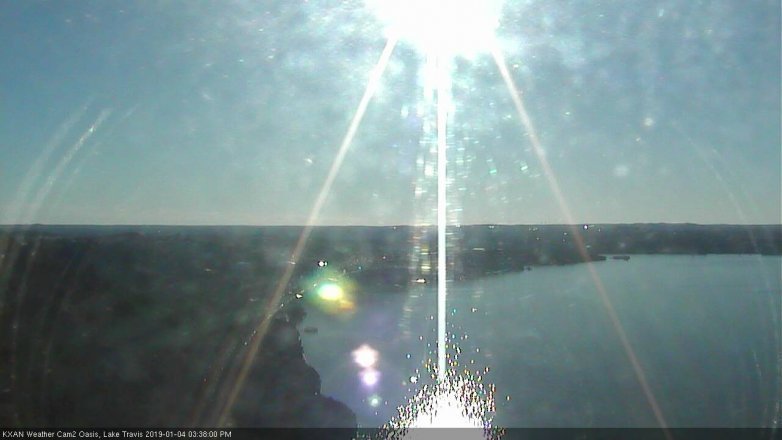 Lake Travis webcam, January 4, 2019 2:40 PM CT
