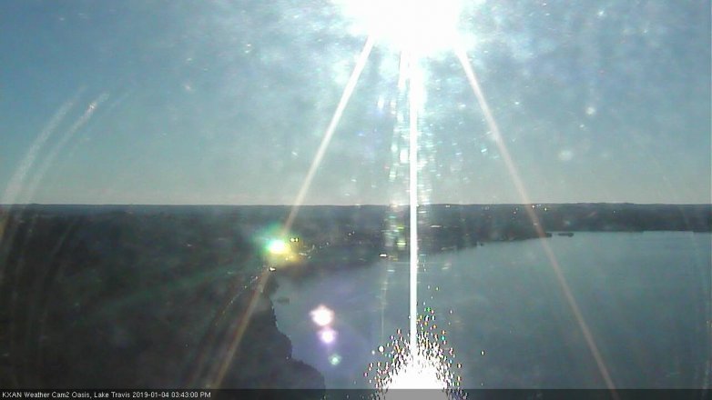 Lake Travis webcam, January 4, 2019 2:45 PM CT