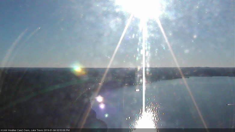 Lake Travis webcam, January 4, 2019 2:55 PM CT