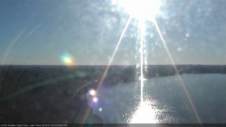 Lake Travis webcam, January 4, 2019 3:00 PM CT