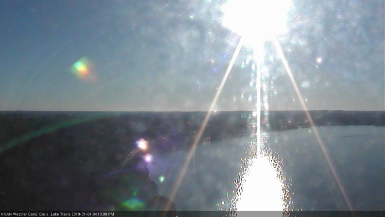 Lake Travis webcam, January 4, 2019 3:15 PM CT
